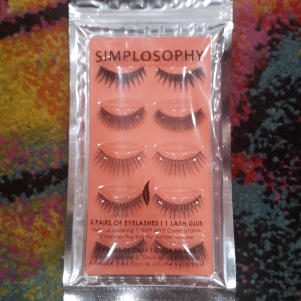 Simplosophy 5 Pairs of Natural Looking Lashes
